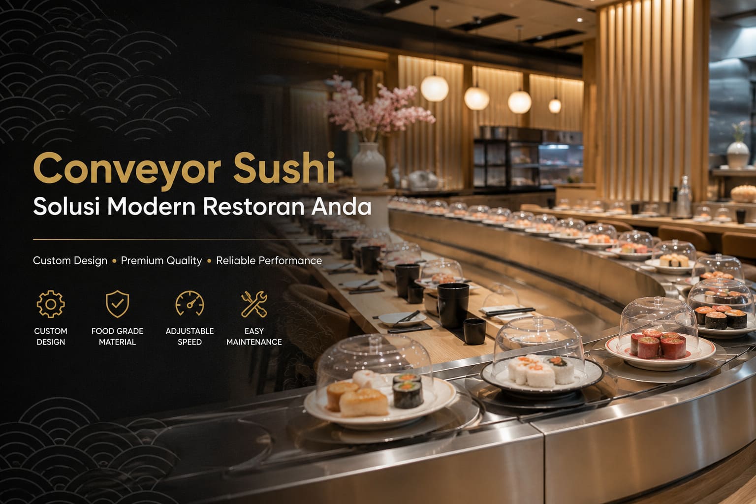 Spesialis Conveyor Sushi / Restoran